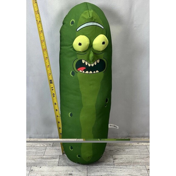 Pickle Rick 21-inch-tall Large Plush Toy Rick & Morty Adult Swim 21" Green - Picture 8 of 12